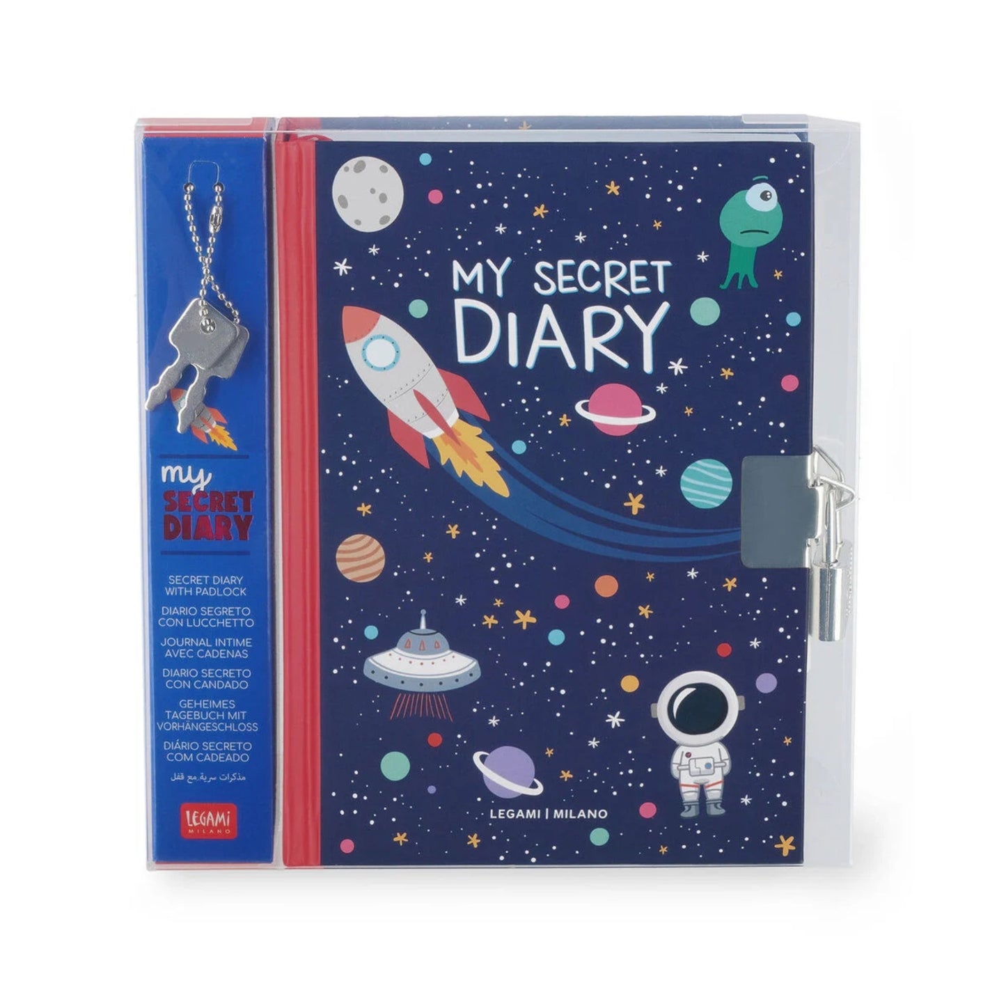 LEGAMI MILANO MY SECRET DIARY DIARIO SEGRETO CON LUCCHETTO SPACE