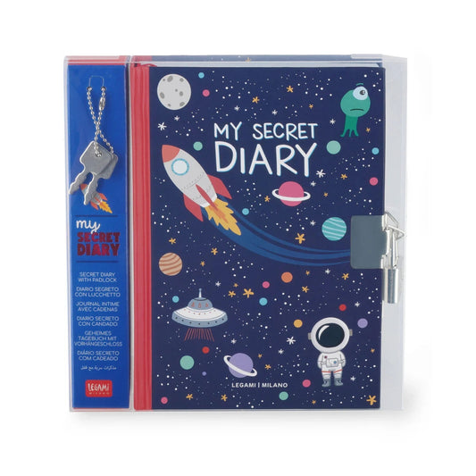 LEGAMI MILANO MY SECRET DIARY DIARIO SEGRETO CON LUCCHETTO SPACE
