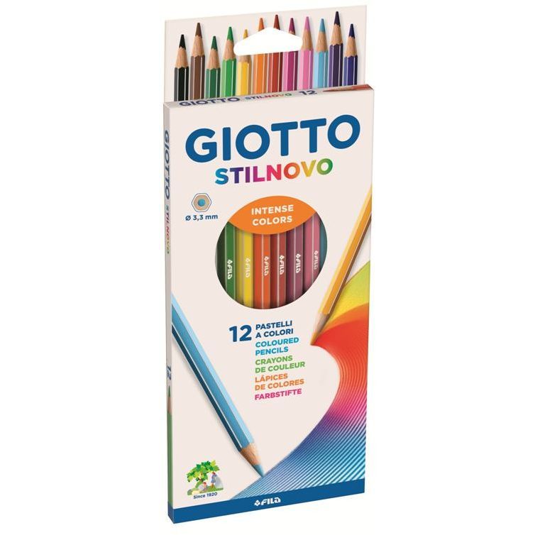 GIOTTO STILNOVO 12 MATITE COLORATE