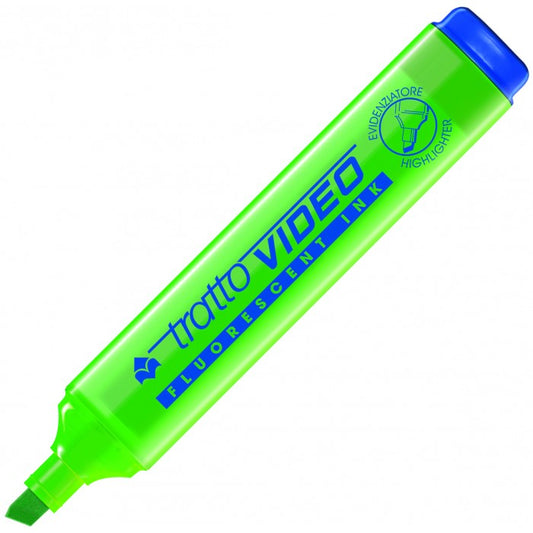 TRATTO EVIDENZIATORE VERDE FLUO