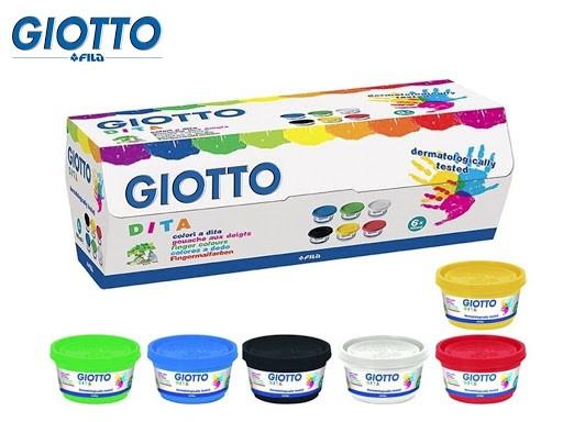 GIOTTO COLORI A DITA 100ML 6PZ