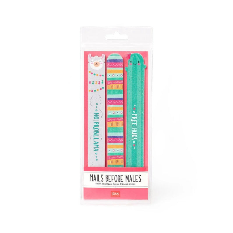 LEGAMI MILANO NAILS BEFORE MALES SET DI 3 LIME PER UNGHIE LLAMA
