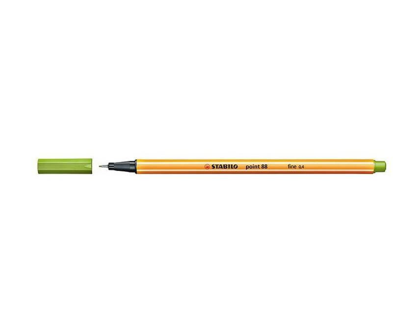 STABILO POINT 88 FINE 0,4 VERDE ACIDO
