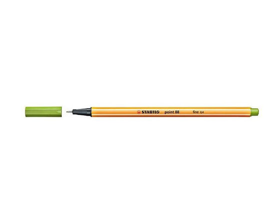 STABILO POINT 88 FINE 0,4 VERDE ACIDO