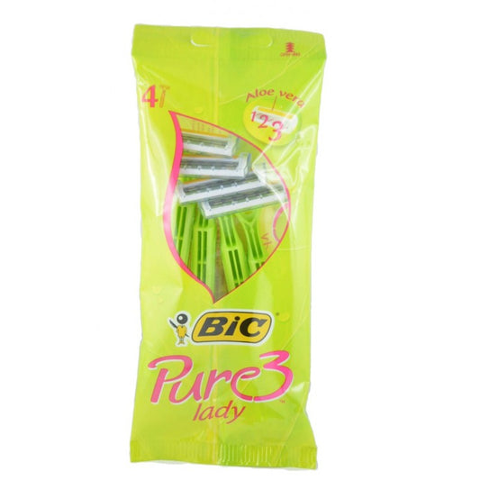 BIC RASOIO PURE LADY 3 LAME ALOE 4PZ