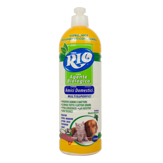 RIO AMICI DOMESTICI MULTISUPERFICI 750ML PROFUMO MENTA NATURALE