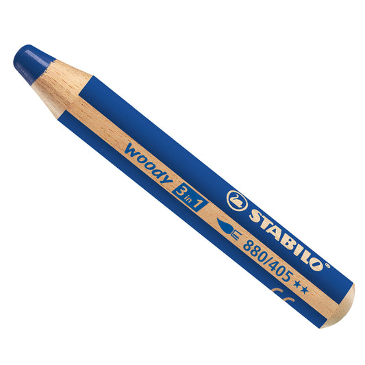 STABILO WOODY 3IN1 BLU