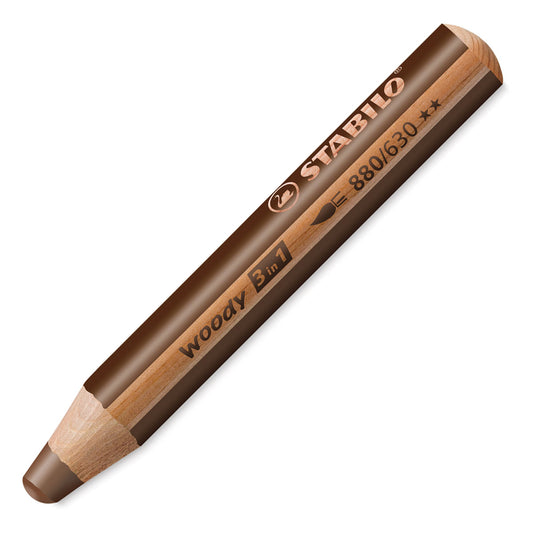 STABILO WOODY 3IN1 MARRONE