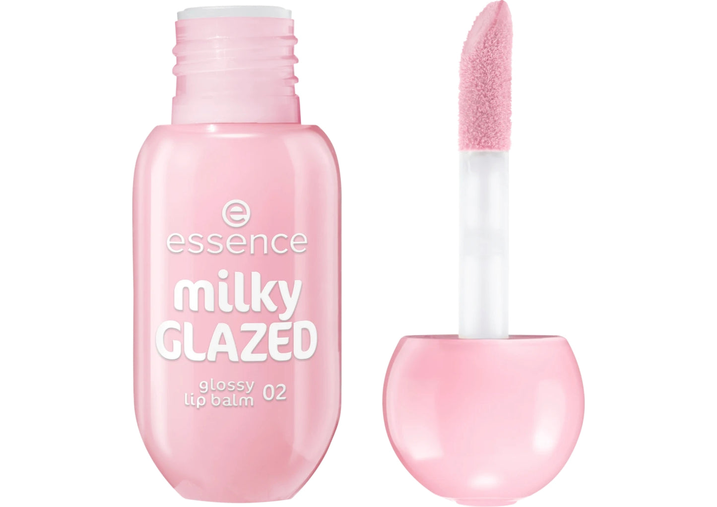 ESSENCE MILKY GLAZED GLOSSY LIP BALM BALSAMO LABBRA 02 STRWBERRY WHIP