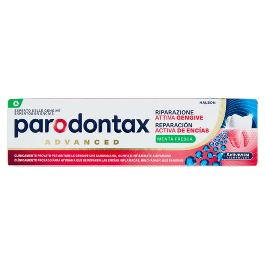 PARODONTAX ADVANCED DENTIFRICIO 75ML RIPARAZIONE ATTIVA GENGIVE MENTA FRESCA
