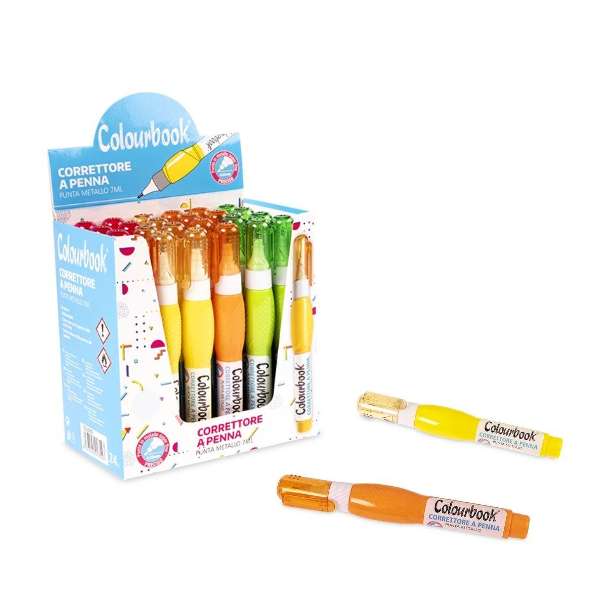 COLOURBOOK CORRETTORE A PENNA PUNTA METALLO 7ML FLUO