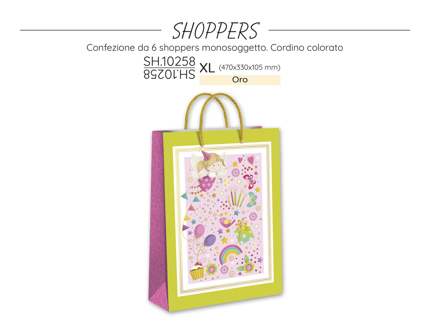 CROMO NB SHOPPER BAMBINI SH.10258XL