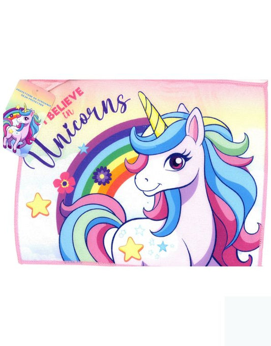 UNICORNO TOVAGLIETTA IN TESSUTO 30X40