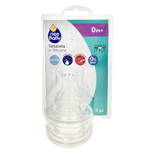 NEOBABY TETTARELLA IN SILICONE 0M+ 2PZ