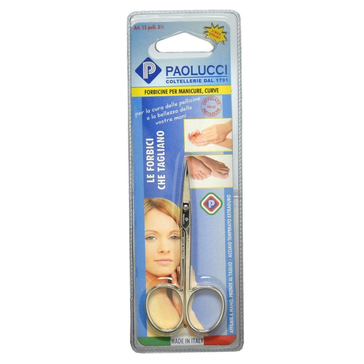 PAOLUCCI SPRINT FORBICINE PER MANICURE CURVE ART.15 POLL.3 1/2