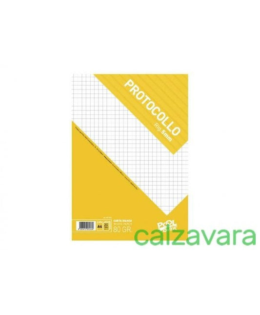 POOL OVER 20 FOGLI PROTOCOLLO A4 5MM