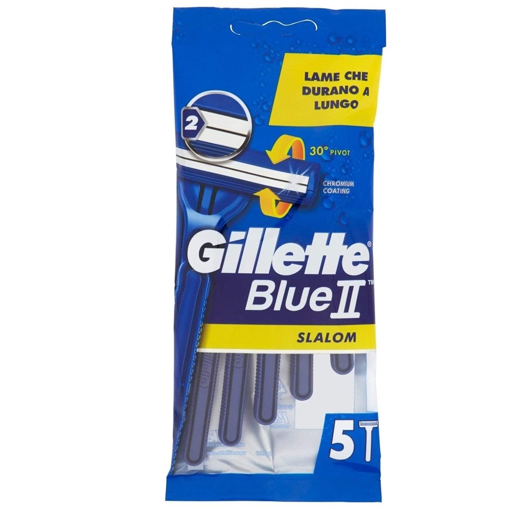 GILLETTE RASOIO BLUE II SLALOM X5