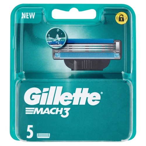 GILLETTE MACH3 RICARICHE X5 NEW