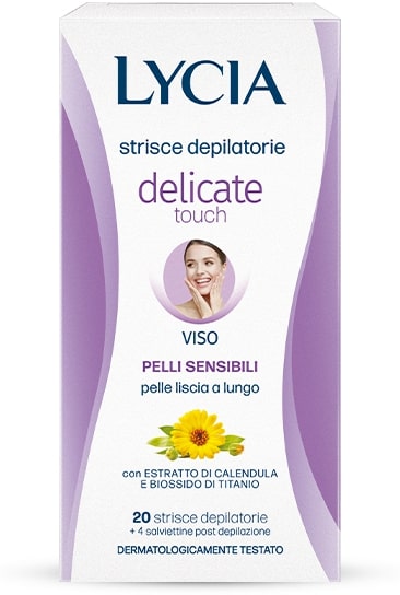 LYCIA STRISCE VISO DELICATE TOUCH X20 PELLI SENSIBILI