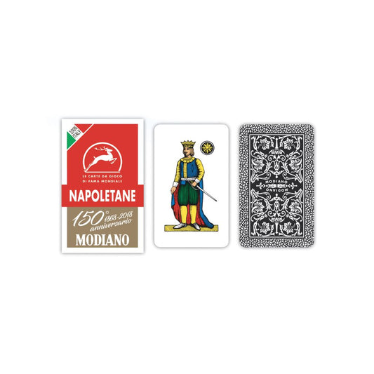 MODIANO CARTE NAPOLETANE 150 ANNIVERSARIO 97/25 ROSSO