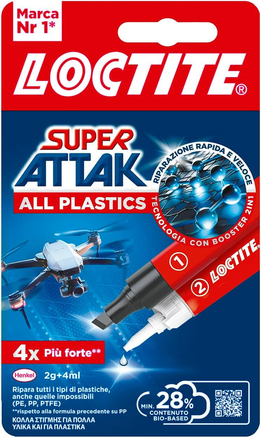 LOCTITE SUPER ATTAK ALL PLASTICS 2G+4ML