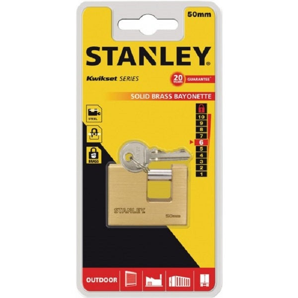 STANLEY LUCCHETTO 50MM OUTDOOR