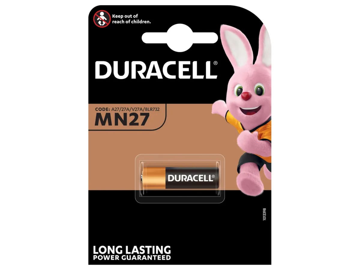 DURACELL LONG LASTING POWER CODE: MN27 A27/27A/V27A/BLR732 12V 1PZ