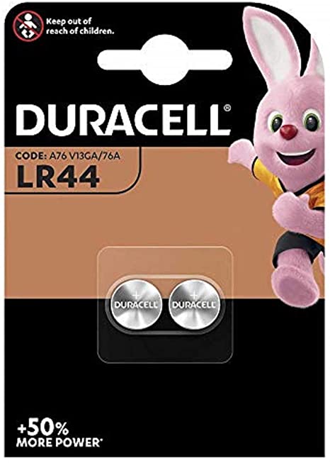 DURACELL LONG LASTING POWER CODE: LR44 A76 V13GA/76A 1,5V 2PZ