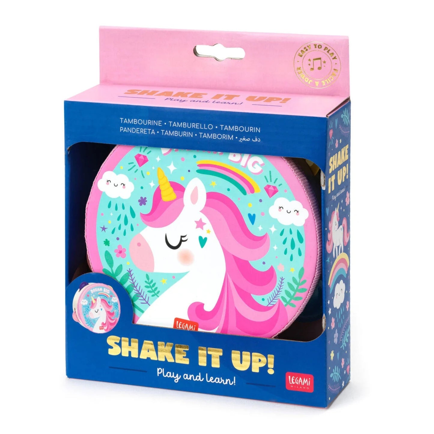 LEGAMI MILANO SHAKE IT UP! TAMBURELLO UNICORN