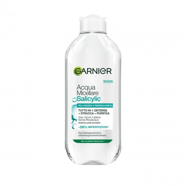 GARNIER ACQUA MICELLARE 400ML SALICYLIC PELLI GRASSE A TENDENZA ACNEICA