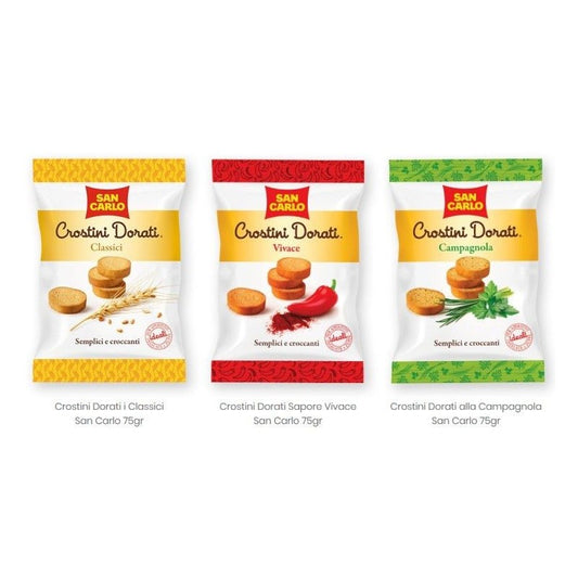 SAN CARLO CROSTINI DORATI 75G