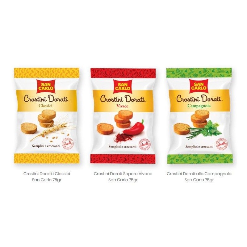 SAN CARLO CROSTINI DORATI 75G