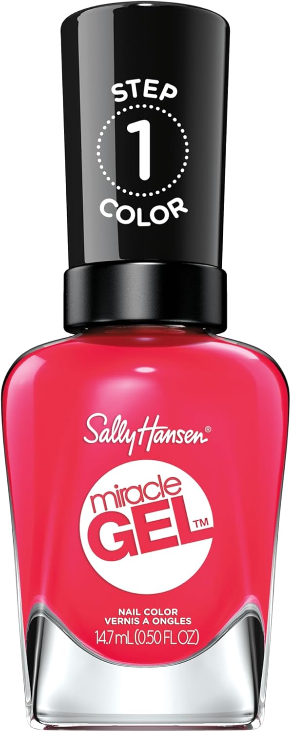 SALLY HANSEN SMALTO MIRACLE GEL 220 PINK TANK STEP 1 COLOR