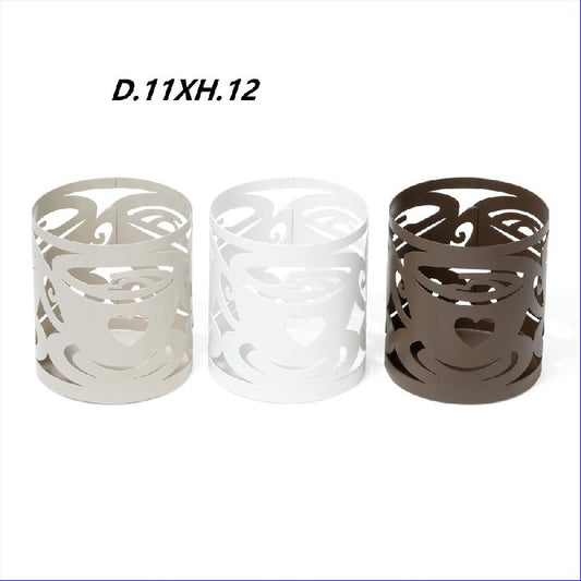 MERCURY LINEA METALLO TAZZA PORTAPOSATE CM.11X12H COLORI ASSORTITI