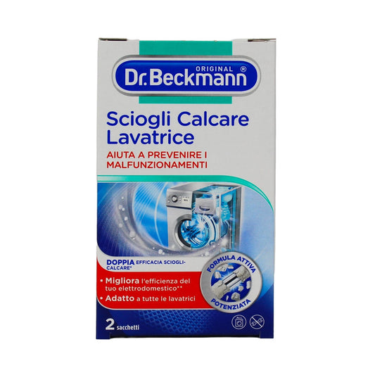 DR. BECKMANN SCIOGLI CALCARE LAVATRICE 2 SACCHETTI DA 50G