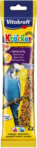 VITAKRAFT KRACKER PAPPAGALLINI 60G 2PZ ALBICOCCA & FICO