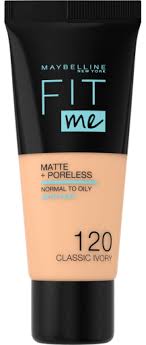 MAYBELLINE FONDOTINTA FIT ME MATTE 120 CLASSIC IVORY