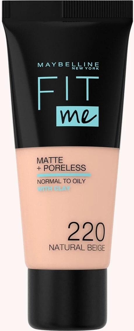 MAYBELLINE FONDOTINTA FIT ME MATTE 220 NATURAL BEIGE