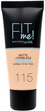 MAYBELLINE FONDOTINTA FIT ME MATTE 115