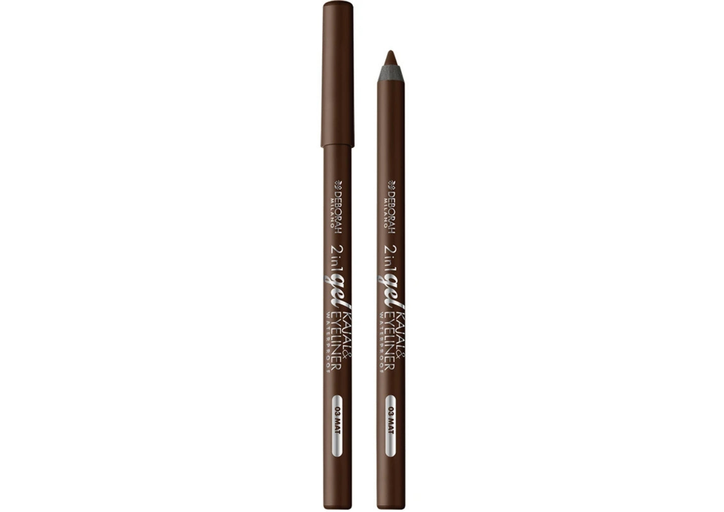 DEBORAH MATITA OCCHI 2IN1 GEL KAJAL&EYELINER WATERPROOF 03 MAT