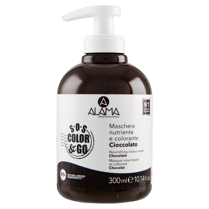 ALAMA PROFESSIONAL S.O.S COLOR & GO MASCHERA NUTRIENTE E COLORANTE 300ML CIOCCOLATO
