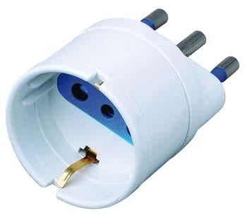 CFG LUCEQUADRA ADATTATORE SPINA 16A PRESA 2P+T 10A SCHUKO
