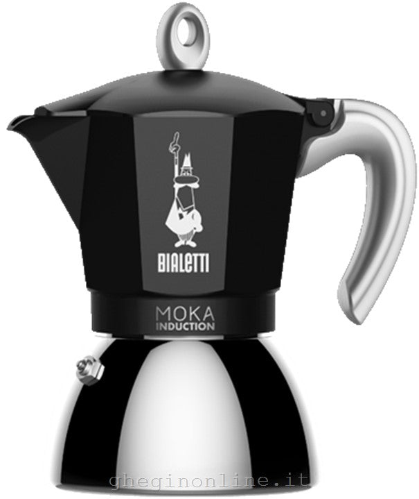 BIALETTI MOKA INDUCTION BLACK 4 TAZZE