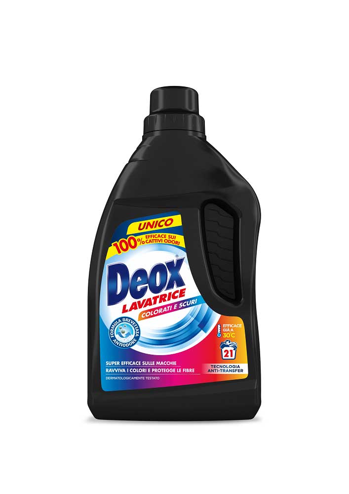 DEOX LAVATRICE LIQUIDO 1,05L 21LAV. COLORATI E SCURI