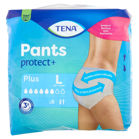 TENA PROTECT+ PLUS L X8