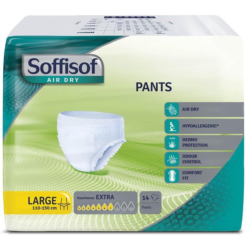 SOFFISOF AIR DRY PANTS EXTRA LARGE X14