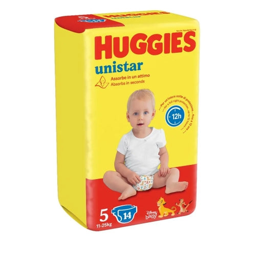 HUGGIES UNISTAR DISNEY BABY JUNIOR 5 11-25KG X14