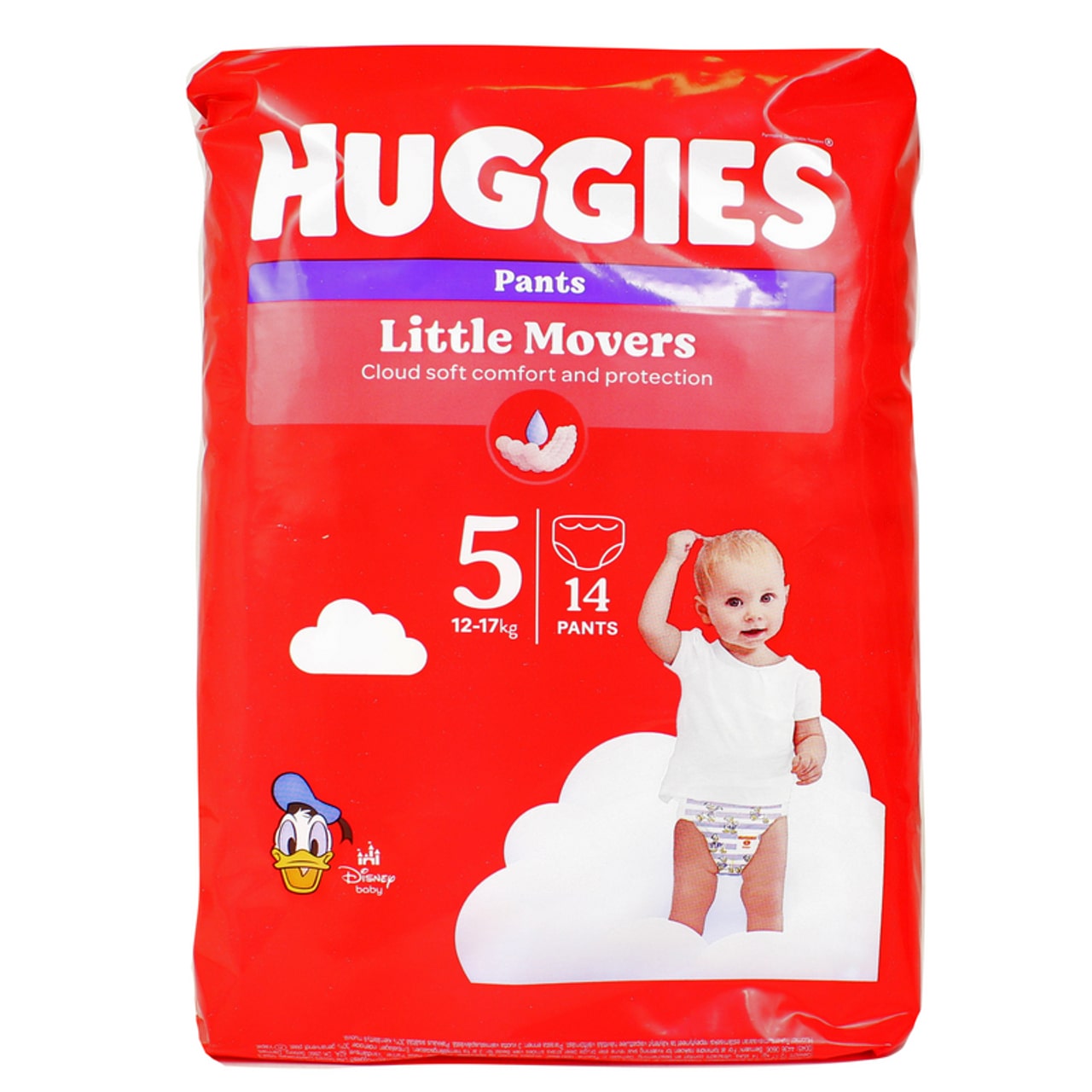 HUGGIES PANTS LITTLE MOVERS PANNOLINI MUTANDINA 5 X13