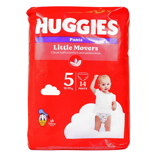 HUGGIES PANTS LITTLE MOVERS PANNOLINI MUTANDINA 5 X13