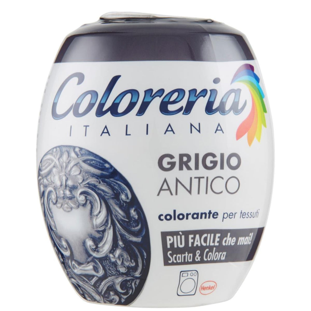 COLORERIA ITALIANA 350G COLORANTE TESSUTI GRIGIO ANTICO